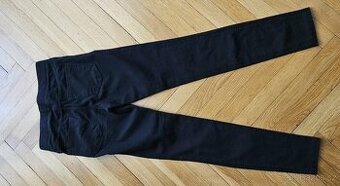 Dívčí černé tregíny H&M vel. 10 - 11 let