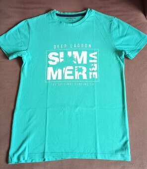 Chlapecké bavlněné tričko s krátkým rukávem