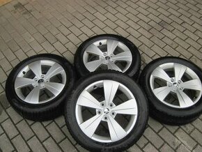 ALU KOLA 5x112 R17 ET41. s PNEU 215/55R17 ZIMA