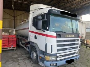 Scania 124L. 420KM 6x2 kanalizace senizační vůz