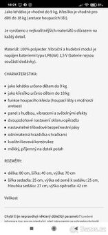 Dětské lehátko, houpátko - 1