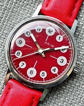 Československé Retro Vintage hodinky PRIM Berušky zo 70. rok