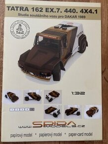 Tatra 162 EX.7.440. Studie soutěžního vozu pro Dakar 1989