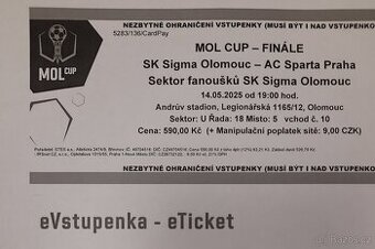 Sigma Olomouc - Sparta Praha (finále poháru)