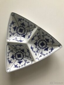 Třídílná miska trina slaměnka, modrá, porcelán - 1