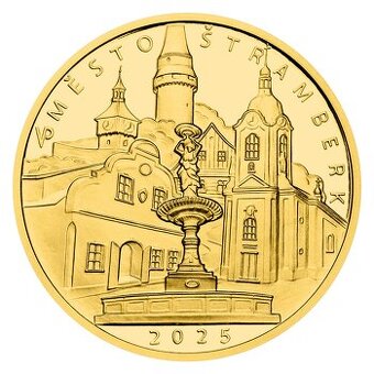 5000 Kč Štramberk Proof nebo BK - zlatá mince ČNB 2025