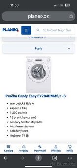 Prodám zcela novou originálně zabalenou pračku