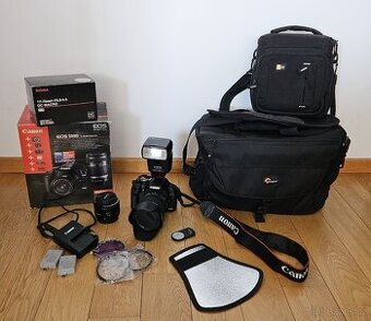 Canon EOS 500D včetně příslušenství
