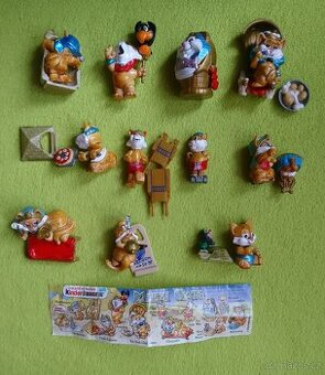 Kinder figurky - sada Kočky faraoni 1x BPZ