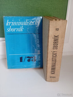 Kriminalistický Sborníik 1966 + 1973