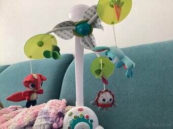Hrací kolotoč nad postýlku Tiny Love se zvířátky