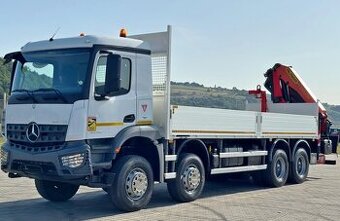 Mercedes-Benz Actros 3240 - 8x4 - Valník + HR-PALFINGER