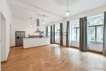 Pronájem mezonetového bytu 3+kk/B + garáž, 118m2, Praha 2 - 