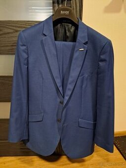 Bandi pánský modrý oblek - sako + kalhoty