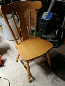 Selské dubové židle