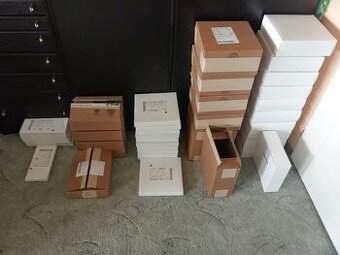 Krabice kartonové, nové cca 400ks i na cukroví