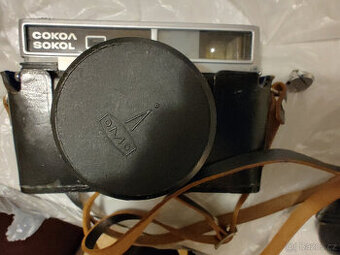 Retro Fotoaparát Sokol + Síťový elektronický fotoblesk