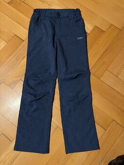 nezateplené softshell kalhoty Alpine pro vel. 140/146
