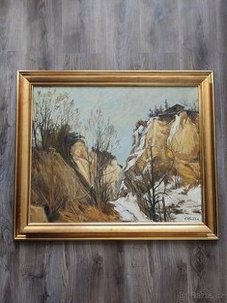 Bedřich Horálek - Skály v prokopském údolí