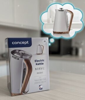 ÚPLNĚ NOVÁ Stylová rychlovarná konvice Concept Nordic