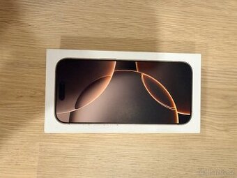 iPhone 16 pro 128gb, desert titanium, stav noveho, v zaruce