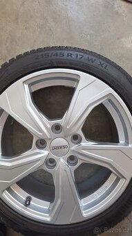 ALU kola, včetně celoročních  pneu 215/45 R17