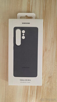 Kryt pro Samsung S25 Ultra z veganské kůže - black - nový
