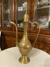 Mosazná karafa, výška 40 cm