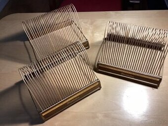 Retro stojan na LP, 3 ks, Plattofix