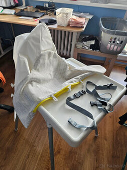 dětská jídelní židlička IKEA Antilop včetně polstrování