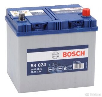Autobaterie Bosch S4 024, 60Ah, 12V - Nová