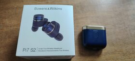 Špičková bezdrátová sluchátka Bowers & Wilkins Pi7 S2, modrá
