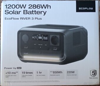 EcoFlow River 3 Plus Bateriová stanice - 1