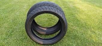 Moto pneu Bridgestone 120/70 ZR17, Dunlop 180/55 ZR17