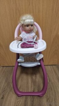 Smoby Jídelní židlička pro panenku Baby Nurse