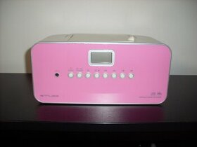Radiopřijímač s CD Muse - Růžové - 1