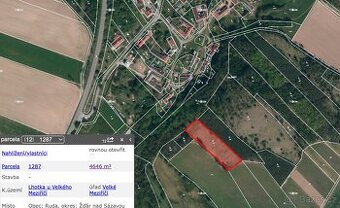 Prodej lesů v k.ú. Lhotka u Velkého Meziříčí