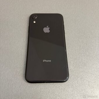 iPhone XR 64GB černý, pěkný stav, 12 měsíců záruka