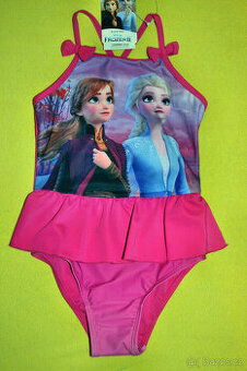 dívčí nové plavky Frozen v.128