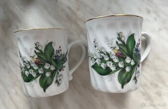 Retro hrnky porcelánové