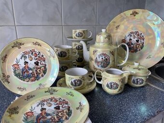 Porcelánový vintage čajový servis Kahla Porzellan