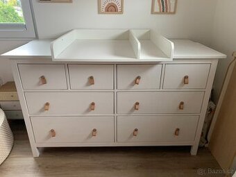 HEMNES KOMODA + přebalovací pult