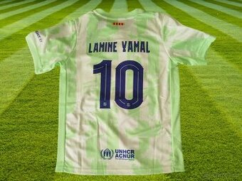 dres Lamine Yamal #10 FC Barcelona Travis Scott green -