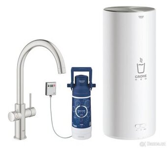 Grohe Red - Dřezová baterie Duo s ohřevem vody a filtrací