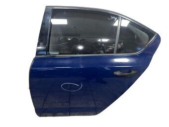Levé zadní dveře modrá LF5A Škoda Octavia 3 sedan r.v. 2016