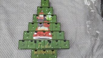 Adventní kalendář vánoční auto