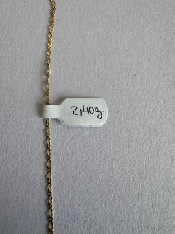 Zlatý řetízek 14K, 2,40 g, 55 cm