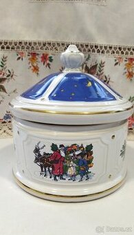 Porcelán s vánočním motivem - dózy, hrníčky