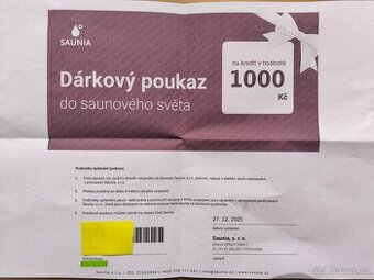 POUKAZ DO SAUNOVÉHO SVĚTA sleva 200,-Kč