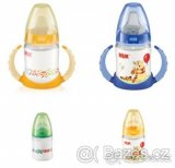 4x lahvička NUK FIRST CHOISE + 2x silikonová savička